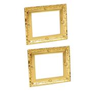 Toddmomy Lot de 10 Mini Meubles Et Accessoires pour Maison De Poupée Bricolage Jolie Maison Cadre Photo Décoratif Décoration De Fête Petite Scène Décoration De