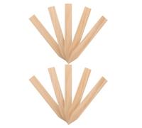 Toddmomy Lot de 10 piquets de Jardin en Bois : piquets de bornage Pointus de 29 cm (11,4 Pouces), pour clôtures, pelouses, fermes et Jardins extérieurs.