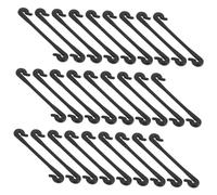 Toddmomy Lot de 100 Clips de Support pour Plantes en Plastique Rigide, Fixation Ferme pour Vigne, Kiwi et Melons en Jardin, Clips Attachage Solide pour Tiges, Usage Extérieur Validé Jardinage Patio