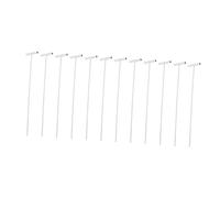 Toddmomy Lot de 12 Barres Amovibles pour Cages à Oiseaux Accessoires de Piège à Fil d'Entrée Fournitures pour Pigeons et Animaux de Compagnie