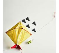 Toddmomy Lot de 12 Connecteurs en Plastique pour Baguettes de Cerf-Volant Pièces D’Assemblage 4 Voies Kit de Réparation et Montage pour Cadre Accessoires Solide pour Vol Acrobatique et