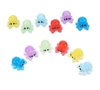 Toddmomy Lot de 12 Figurines Miniatures Lumineuses en Résine pour Décorations d'halloween Araignées Phosphorescentes Accessoires de Micro-Paysage Décorations DIY Petites Figurines de Jardin