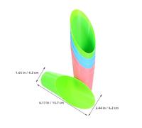 Toddmomy Lot de 12 Pelles à Terreau en Plastique Coloré pour Micro-Paysage, Jardinage De Plantes Succulentes, Outils De Rempotage Compacts Et Légers pour Bonsaï, Terrarium Et Balcon