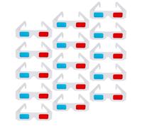 Toddmomy Lot de 150 Lunettes 3D Universelles pour DVD Et Films en Papier Rouges Et Bleues Idéales pour Les Expériences Scientifiques Et Les Enfants