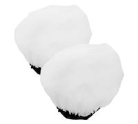 Toddmomy Lot de 2 Abat-Jour en Tissu Doux 27 CM pour Lampe à Large Ouverture Diffuseur de Lumière pour Photographie Éclairage Studio Protection Résistante et Élastique