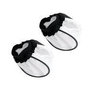 Toddmomy Lot de 2 Abat-Jour en Tissu Doux pour Lampe Photo, Accessoires de Photographie Polyvalents Compatibles Lampes Flash, Protection Légère pour Usage Photo Studio, Couleur Blanche