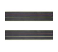 Toddmomy Lot de 2 Bandes Magnétiques en Caoutchouc pour Tableau Blanc Lignes D'écriture Manuscrite Claires et Effaçables, Format Quatre Lignes Trois Cases, pour Espaces Éducatifs