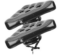 Toddmomy Lot De 2 Chapeaux Gonflables De Jeu De Lancer Et Chapeau Gonflable Pong Design Triangulaire, Six Trous Stables, Matériau Résistant, pour Plage Et Garden-Party