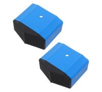 Toddmomy Lot de 2 Embouts Antidérapants pour Pieds D’Échelle Pliables 52 MM en Caoutchouc Bleu Protections de Rechange pour Escabeaux Patins Stables et Amortissants pour Chantier et