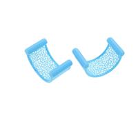 Toddmomy Lot de 2 Hamacs Flottants Bleus pour Betta, Cachette Aquarium de Feuille, Décor Flottant Sécurisé pour Crevettes et Petits Poissons, Plateforme Repos pour Nano-Aquariums