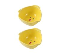 Toddmomy Lot De 2 Mangeoires À Poulet en Rutine pour Oiseaux Tasse À Oiseaux Mangeoires D'Intérieur pour Volailles Plateau d'alimentation pour Poulets Cailles Conteneurs