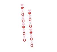 Toddmomy Lot De 2 Panneaux Alphabet À Suspendre Au Mur Chics Et Romantiques Pour La Saint-valentin