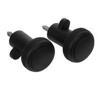 Toddmomy Lot De 2 Poignées Coulissantes En Plastique Pour Porte De Placard Ou Fenêtre À Visser Poignée De Porte En Verre Mini-Bouton De Fenêtre