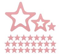 Toddmomy Lot de 24 Autocollants Antidérapants D'étoile à Cinq Branches pour Vasque, Adhésifs en Peva Rose, Amovibles, Sécurité pour Garçon et Filles et Seniors