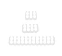 Toddmomy Lot de 24 Clips Clips Câbles Blancs pour Câble Alimentation PC 25-30 MM Organiseurs Bureau et Machine Accès Sites de Gestion de Pratiques