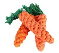 Toddmomy Lot De 3 Jouets À Mâcher en Corde De Coton en Forme De Carotte pour Chien pour Un Nettoyage Sain des Molaires