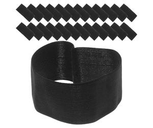 Toddmomy Lot de 30 Brassards Élastiques Noirs Souples, Bandes de Deuil Ajustables pour Cérémonie Commémorative, Police, Football et Fanfares, Bracelet D'avant-Bras Unisexe pour Événements