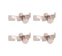 Toddmomy Lot de 4 Ajusteurs de Cordes en Acier Inoxydable pour Erhu, Accordeurs Fins Argentés, Accessoires Professionnels pour Réglage d'Instruments Traditionnels, Usage pour Musiciens