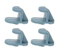 Toddmomy Lot de 4 Clips de Support Universels en Plastique Bleu Ciel pour Étagères de Congélateur et Réfrigérateur Fixation Résistante au Froid Pièces de Rechange pour Appareils