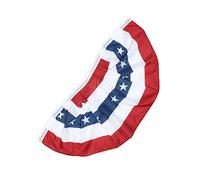 Toddmomy Lot De 4 Drapeaux Américains Banderoles Drapeaux Du Memorial Day Décorations Extérieures Drapeau Américain Plissé En Polyester