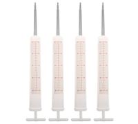 Toddmomy Lot de 4 géantes factices : factice pour Halloween - Accessoires de Cosplay médecin/infirmière - Injecteur géant pour Jeux de rôle et fêtes costumées.