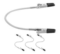 Toddmomy Lot de 4 Pinces à souder Flexibles à Double tête - Pinces Crocodiles à col de Cygne réglables - de Maintien pour Fils de Soudure pour Circuits imprimés électroniques et projets de
