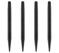 Toddmomy Lot de 4 Stylets Double Pointe pour Tablette Tactile, Stylet magnétique Haute précision et sensibilité pour écrire et Dessiner sur écrans capacitifs, Noir