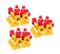 Toddmomy Lot de 40 Mini-Ornements De Paysage Miniatures pour Loisirs Créatifs Panneaux De Signalisation Jeux De Simulation Mini-Panneaux De Signalisation Jouets De Barrage Routier