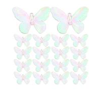 Toddmomy Lot de 40 solaires décoratifs en Plastique, éclairage d'extérieur réaliste, idéal pour Un Jardin, Une Cour, Un Patio ou Un Sentier