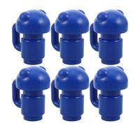 Toddmomy Lot de 6 Embouts de Protection pour poteaux de Trampoline | Embout de poteau en plastique en forme de tête de panda mignonne, diamètre intérieur 3,2 cm, pour crochet de filet de sécurit