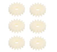 Toddmomy Lot de 6 Engrenages pour Incubateur d'Œufs de Volaille Accessoires de Remplacement pour Moteur de Retournement Pièces Compatibles Poules Canards et Oies Rotation Fluide et