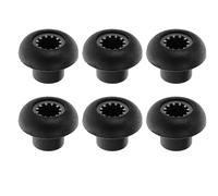 Toddmomy Lot de 6 pièces de rechange pour mixeur, douille d'entraînement, coupleur inférieur pour mixeur, actionneur d'entraînement pour la préparation de smoothies et autres boissons.