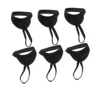 Toddmomy Lot de 6 Set de Dragonnes Réglables pour Bâtons de Ski et Randonnée Sangles de Fixation Résistantes aux Intempéries Confort pour Sport en Plein Air Accessoire Léger et