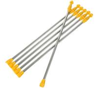 Toddmomy Lot de 6 Tiges de Pulvérisation en Acier Inoxydable, Baguettes Télescopiques Extensibles 45-80 Cm, Accessoires de Jardin pour Arrosage, Fertilisation et Agricole, Rallonge