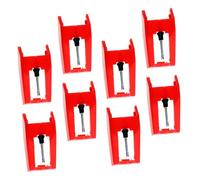 Toddmomy Lot De 8 Aiguilles De Rechange Pour Phonographe Rouge