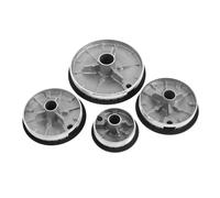 Toddmomy Lot de Capuchons Brûleur Gaz Aluminium et Chapeaux Concaves Durables pour Cuisinière Ignition Rapide et Combustion Compatible Plupart des Brûleurs de Cuisine