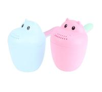 Toddmomy Louche à Eau pour Shampoing Bébé, Lot De 2 en PP Solide, Rouge Et Bleu, pour Bain D'garçon Et Filles, Arrosage Fleurs, Jouet De Bain Polyvalent