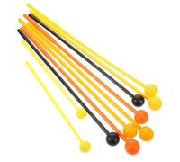 Toddmomy Maillets en Plastique Compatibilité Large Design Ergonomique Lot de 10 pour Carillon et Instruments de Percussion pour Glockenspiel et Xylophone
