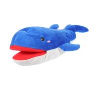 Toddmomy Main Baleine Peluche Éducatif Peluche Animale Cartoon pour Garçon Fille Interactive pour Jeux de Rôle et Contes