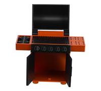 Toddmomy Maison de Poupée Accessoire Grill Robuste pour Scène Camping Extérieur Cuisine Pretend BBQ Grill Playset