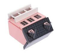 Toddmomy Maison de Poupée Rose Modèle pour Décoration Intérieure et Extérieure pour Bureau et Étagère