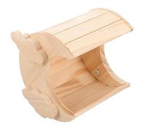 Toddmomy Maison Forme de Lune pour Petits Animaux Cabane pour Hamster et Rongeurs Refuge Élégant Fournitures pour Hamsters et Chinchillas