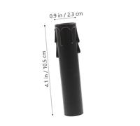 Toddmomy Manchons Cache-Bougie pour Lustre 24 Pièces Plastique Noir Φ22X105Mm Accessoires de Rénovation Lampe Remplacement Douille Chandelier Style Décoratif Classique