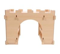 Toddmomy Mangeoire à Foin pour Lapins : boîte de Rangement en Bois pour Foin de Lapin, cachette multifonctionnelle, Maison de Jeu pour Chinchilla, Hamster, Cochon d'Inde et Furet