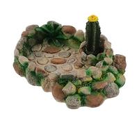 Toddmomy Mangeoire pour Tortues Gamelle Forme De Cactus Distributeur De Nourriture pour Tortues