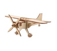 Toddmomy Maquette Avion en Bois à Construire, Kit DIY Bords Lisses pour Développement des Compétences, Décorations pour Projets Manuels Scolaires Garçon et Filles et Adultes