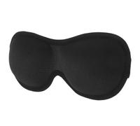 Toddmomy Masque de Sommeil Cache-œil Noir en Coton à Mémoire de Forme Doux pour Voyage et Sommeil, Protège les Yeux Lumière et Favorise un Repos Confortable