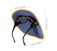 Toddmomy Masque de Soudage de Vache avec Lunettes Cagoule de Réglable pour Poste à Souder Électrique Visage Sécurisée et Confortable pour Soudeurs