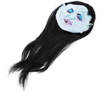 Toddmomy Masque Fantôme Vinyle Plastique Halloween Effrayant Noir pour