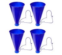 Toddmomy Mégaphones en Plastique Lot de 4 pour Camping et Halloween Jouets Trompette Portables et Sûrs pour Garçon et Filles et Événements en Plein Air